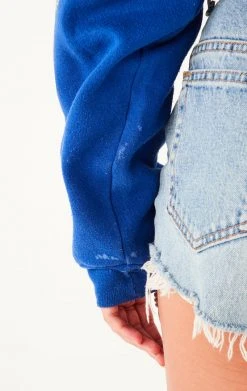 FURST OF A KIND VINTAGE STAR PATCH CROPPED HOODIE VINTAGE COLLEGE 9 FURST OF A KIND VINTAGE STAR PATCH CROPPED HOODIE VINTAGE COLLEGE