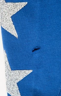 FURST OF A KIND VINTAGE COLLEGE VINTAGE SILVER STAR PATCH SWEATSHIRT