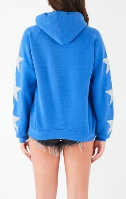 FURST OF A KIND VINTAGE SILVER STAR PATCH HOODIE VINTAGE SPORTS