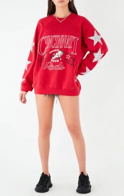 FURST OF A KIND VINTAGE SILVER STAR PATCH SWEATSHIRT