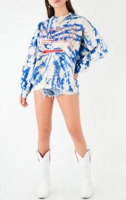 FURST OF A KIND VINTAGE BLEACH SPIRAL SWEATSHIRT