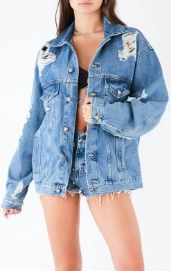 FURST OF A KIND VINTAGE GRAPHIC BACK INSERT DENIM JACKET VINTAGE DRINKS 9 FURST OF A KIND VINTAGE GRAPHIC BACK INSERT DENIM JACKET VINTAGE DRINKS