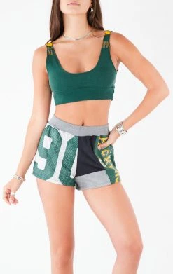 FURST OF A KIND VINTAGE SPLICED PATCHWORK TANK AND SHORT SET