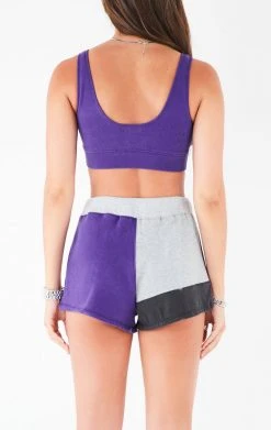 FURST OF A KIND VINTAGE NFL VINTAGE SPLICED PATCHWORK TANK AND SHORT SET