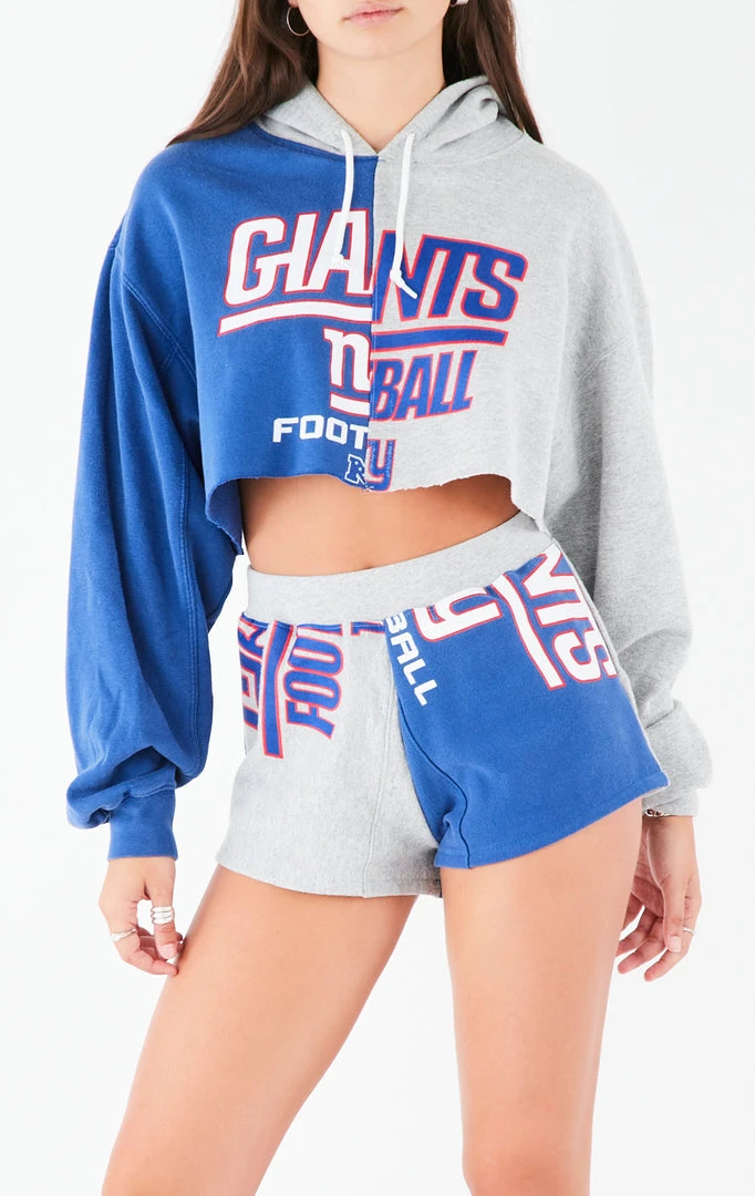 FURST OF A KIND VINTAGE SPLICED HOODIE AND SHORT SET VINTAGE NFL 4 FURST OF A KIND VINTAGE SPLICED HOODIE AND SHORT SET VINTAGE NFL