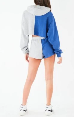 FURST OF A KIND VINTAGE SPLICED HOODIE AND SHORT SET VINTAGE NFL 7 FURST OF A KIND VINTAGE SPLICED HOODIE AND SHORT SET VINTAGE NFL