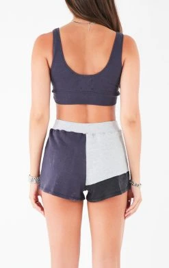 FURST OF A KIND VINTAGE SPLICED PATCHWORK TANK AND SHORT SET 7 FURST OF A KIND VINTAGE SPLICED PATCHWORK TANK AND SHORT SET