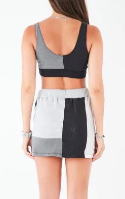 FURST OF A KIND VINTAGE SPLICED PATCHWORK SKIRT AND TANK SET VINTAGE NFL 7 FURST OF A KIND VINTAGE SPLICED PATCHWORK SKIRT AND TANK SET VINTAGE NFL