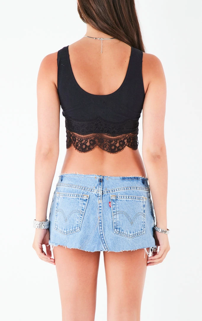 FURST OF A KIND VINTAGE LACE TRIM TANK FESTIVAL 6 FURST OF A KIND VINTAGE LACE TRIM TANK FESTIVAL