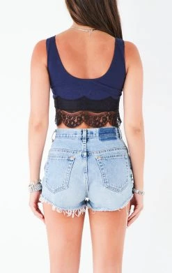 FURST OF A KIND VINTAGE LACE TRIM TANK 7 FURST OF A KIND VINTAGE LACE TRIM TANK