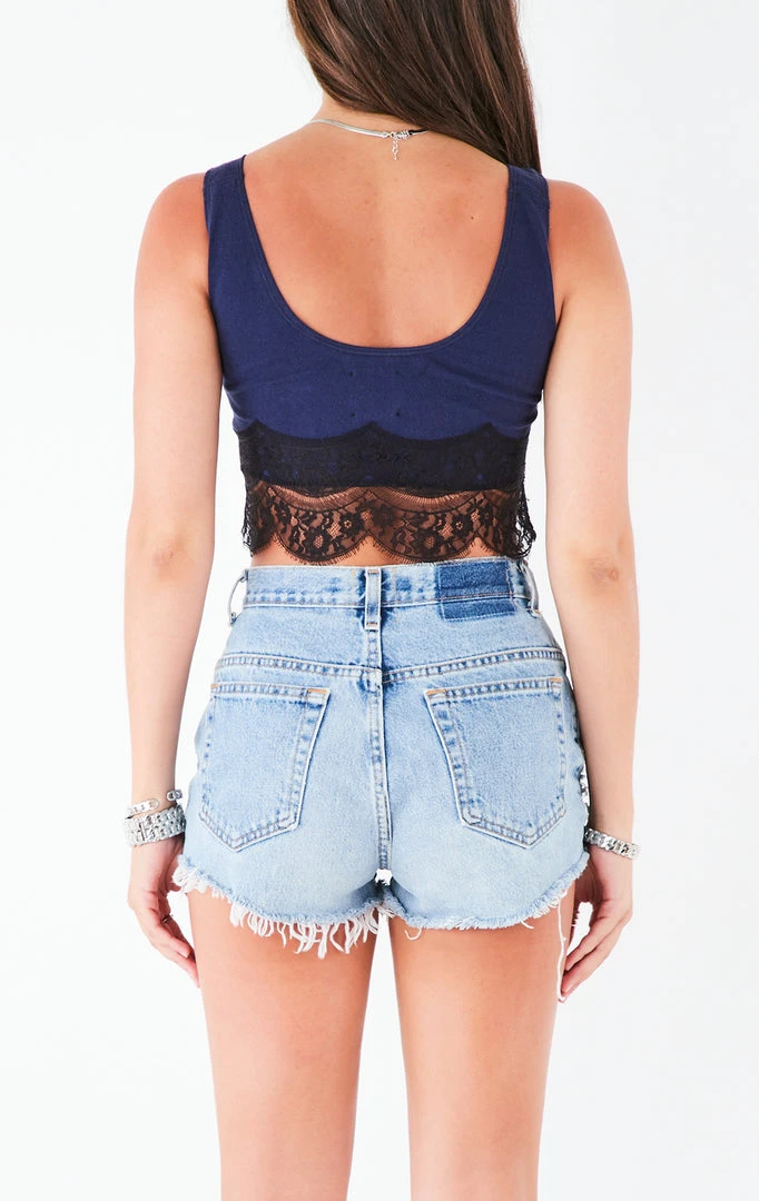 FURST OF A KIND VINTAGE LACE TRIM TANK 5 FURST OF A KIND VINTAGE LACE TRIM TANK