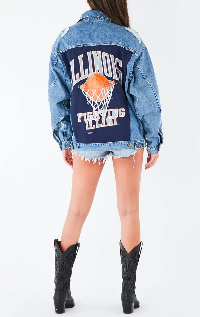 FURST OF A KIND VINTAGE GRAPHIC BACK INSERT DENIM JACKET VINTAGE DENIM JACKETS 3 FURST OF A KIND VINTAGE GRAPHIC BACK INSERT DENIM JACKET VINTAGE DENIM JACKETS