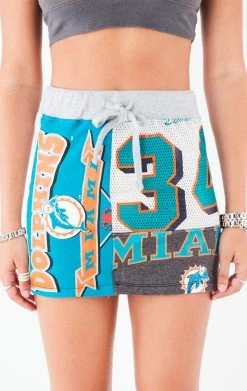 FURST OF A KIND VINTAGE SPLICED PATCHWORK SKIRT VINTAGE NFL