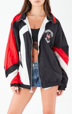 FURST OF A KIND VINTAGE COLLEGE VINTAGE ZIP UP WINDBREAKER JACKET