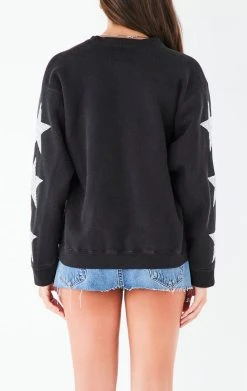 FURST OF A KIND VINTAGE NFL VINTAGE SILVER STAR PATCH SWEATSHIRT 7 FURST OF A KIND VINTAGE NFL VINTAGE SILVER STAR PATCH SWEATSHIRT