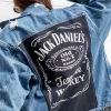 FURST OF A KIND VINTAGE GRAPHIC BACK INSERT DENIM JACKET VINTAGE DRINKS 1 FURST OF A KIND VINTAGE GRAPHIC BACK INSERT DENIM JACKET VINTAGE DRINKS