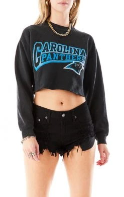 FURST OF A KIND VINTAGE LACE UP BACK SWEATSHIRT