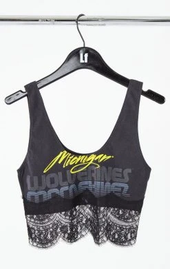 FURST OF A KIND VINTAGE LACE TRIM TANK VINTAGE COLLEGE