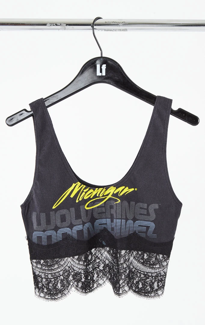 FURST OF A KIND VINTAGE LACE TRIM TANK VINTAGE COLLEGE 4 FURST OF A KIND VINTAGE LACE TRIM TANK VINTAGE COLLEGE