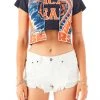 FURST OF A KIND VINTAGE SPLICED CROPPED TEE SALE
