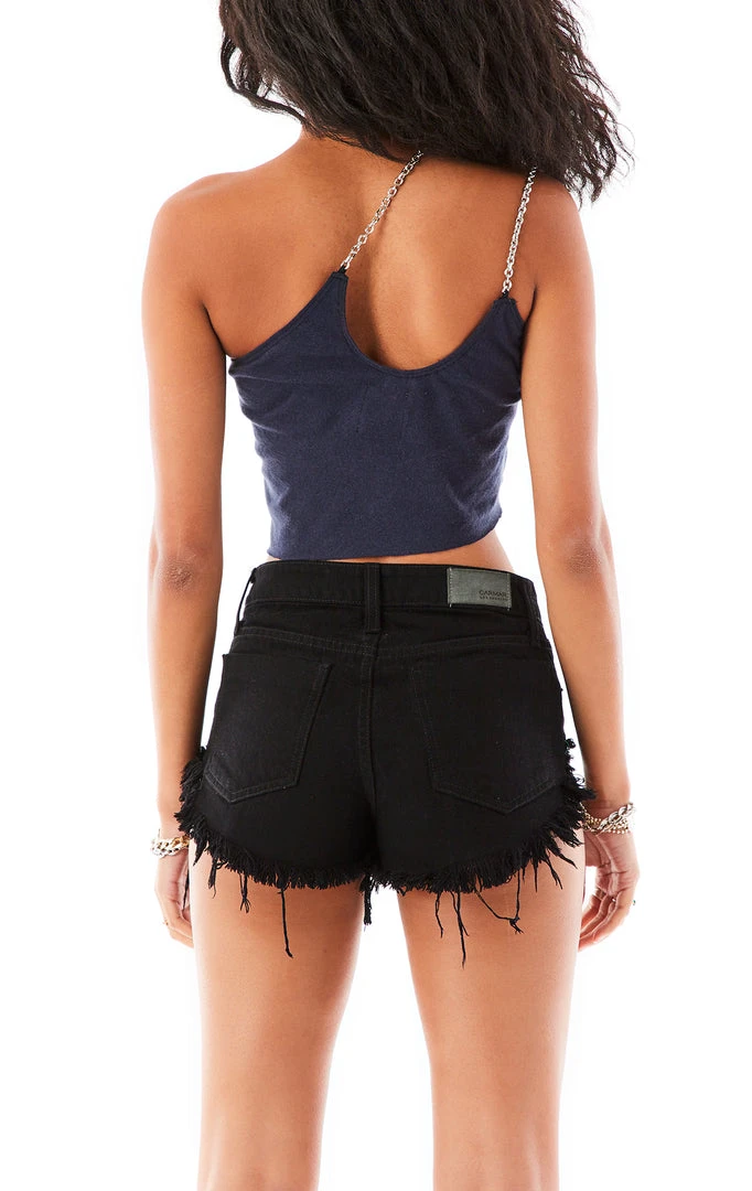 FURST OF A KIND VINTAGE ONE SHOULDER DOUBLE CHAIN STRAP TANK 4 FURST OF A KIND VINTAGE ONE SHOULDER DOUBLE CHAIN STRAP TANK