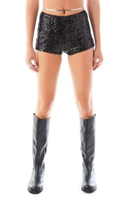 ONLY HEARTS SHINE ON SEQUIN HOT PANTS VINTAGE NFL