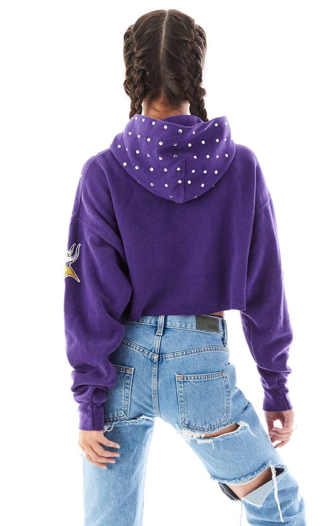 FURST OF A KIND VINTAGE RHINESTONE CROPPED HOODIE 5 FURST OF A KIND VINTAGE RHINESTONE CROPPED HOODIE