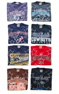 FURST OF A KIND SALE VINTAGE RHINESTONE STAR OUTLINE TEE