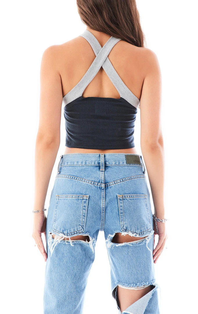 FURST OF A KIND VINTAGE CRISS CROSS STRAP TANK TOP 4 FURST OF A KIND VINTAGE CRISS CROSS STRAP TANK TOP