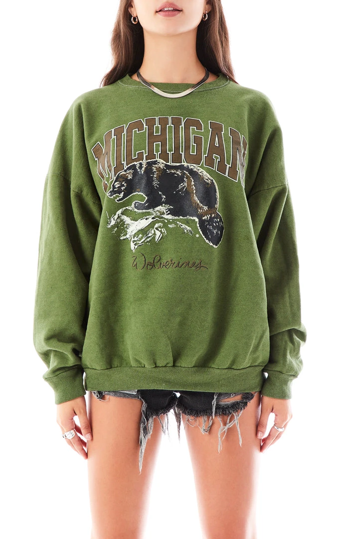 FURST OF A KIND SALE VINTAGE GREEN OVERDYE SWEATSHIRT 3 FURST OF A KIND SALE VINTAGE GREEN OVERDYE SWEATSHIRT