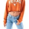 FURST OF A KIND SALE VINTAGE RHINESTONE CROPPED HOODIE