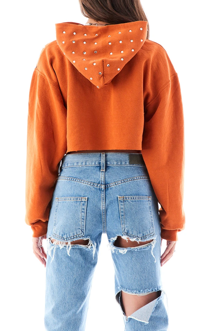 FURST OF A KIND SALE VINTAGE RHINESTONE CROPPED HOODIE 4 FURST OF A KIND SALE VINTAGE RHINESTONE CROPPED HOODIE