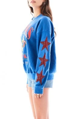FURST OF A KIND SALE VINTAGE RED STAR PATCH SWEATSHIRT