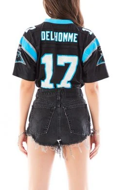 FURST OF A KIND VINTAGE NFL VINTAGE DRAWSTRING CROPPED JERSEY 7 FURST OF A KIND VINTAGE NFL VINTAGE DRAWSTRING CROPPED JERSEY