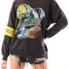 FURST OF A KIND VINTAGE SPLICED JERSEY SLEEVE SWEATSHIRT VINTAGE NFL
