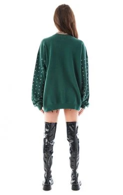 FURST OF A KIND VINTAGE ALLOVER RHINESTONE SWEATSHIRT VINTAGE SPORTS 9 FURST OF A KIND VINTAGE ALLOVER RHINESTONE SWEATSHIRT VINTAGE SPORTS