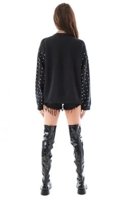 FURST OF A KIND VINTAGE ALLOVER RHINESTONE SWEATSHIRT VINTAGE SPORTS 9 FURST OF A KIND VINTAGE ALLOVER RHINESTONE SWEATSHIRT VINTAGE SPORTS