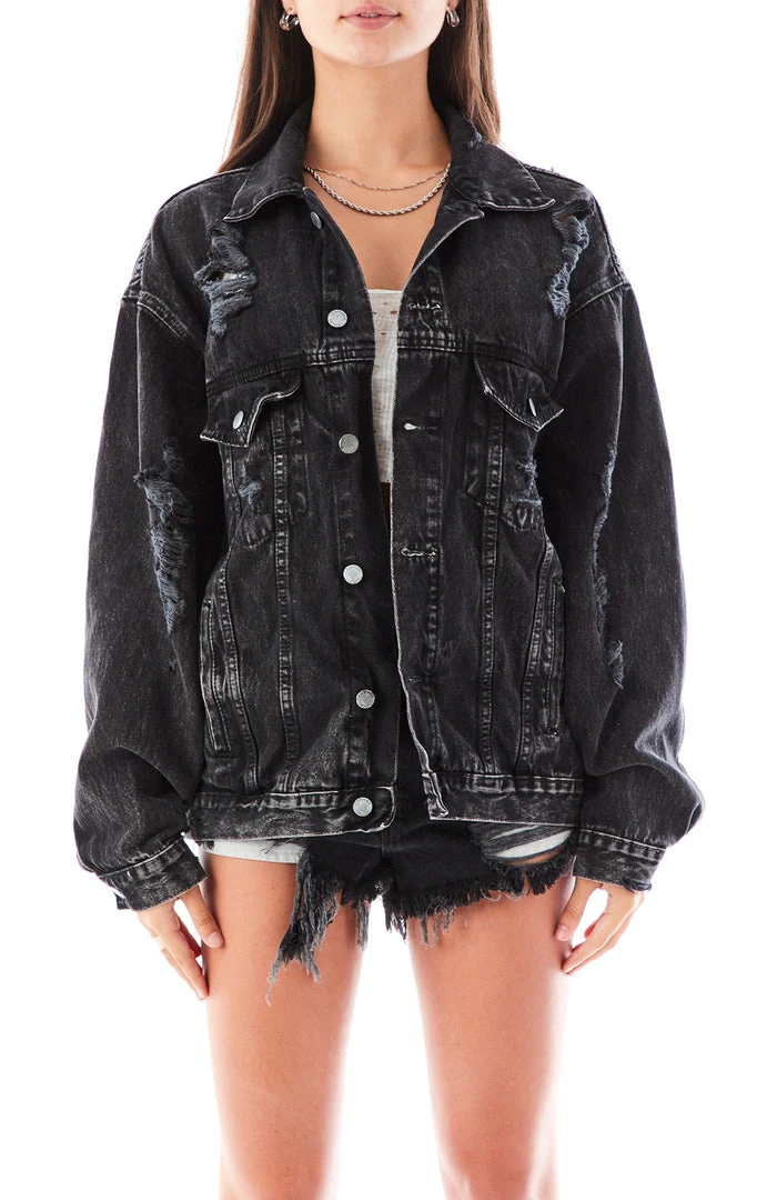 FURST OF A KIND VINTAGE GRAPHIC BACK INSERT DENIM JACKET VINTAGE DENIM JACKETS 4 FURST OF A KIND VINTAGE GRAPHIC BACK INSERT DENIM JACKET VINTAGE DENIM JACKETS