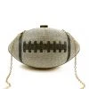 LOVE, MAR RHINESTONE FOOTBALL PURSE VINTAGE NFL 2 LOVE, MAR RHINESTONE FOOTBALL PURSE VINTAGE NFL