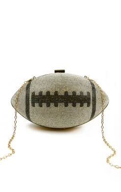 LOVE, MAR RHINESTONE FOOTBALL PURSE VINTAGE NFL