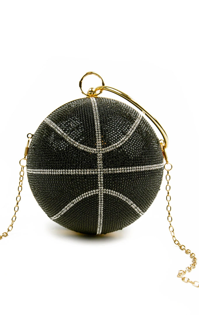 LOVE, MAR RHINESTONE BASKETBALL PURSE VINTAGE SPORTS 3 LOVE, MAR RHINESTONE BASKETBALL PURSE VINTAGE SPORTS