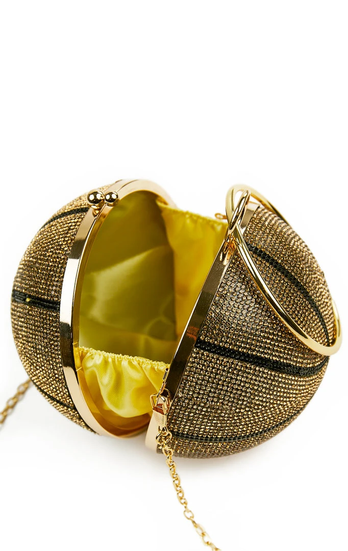 LOVE, MAR RHINESTONE BASKETBALL PURSE 5 LOVE, MAR RHINESTONE BASKETBALL PURSE