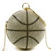 LOVE, MAR RHINESTONE BASKETBALL PURSE 2 LOVE, MAR RHINESTONE BASKETBALL PURSE