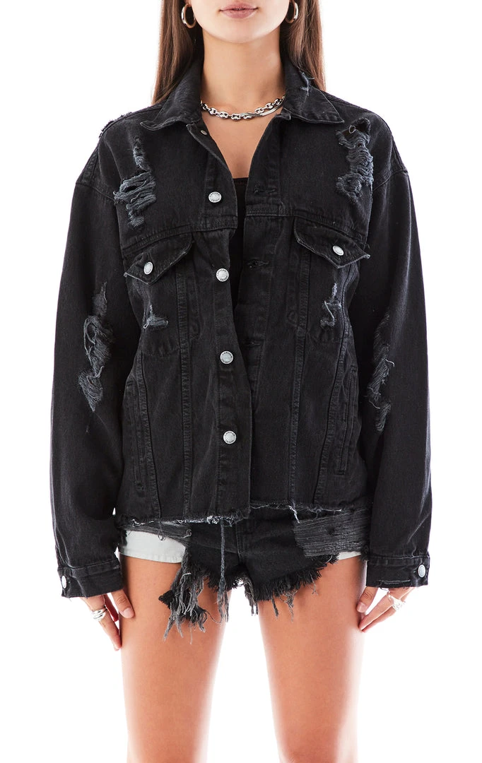 FURST OF A KIND VINTAGE GRAPHIC BACK INSERT DENIM JACKET 4 FURST OF A KIND VINTAGE GRAPHIC BACK INSERT DENIM JACKET