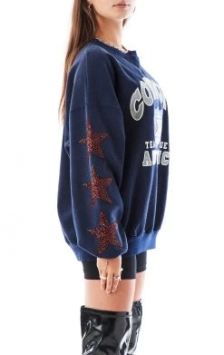 FURST OF A KIND VINTAGE RED STAR PATCH SWEATSHIRT SALE