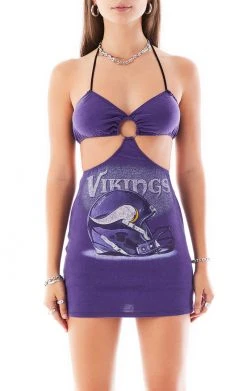 FURST OF A KIND VINTAGE CUT OUT HALTER DRESS VINTAGE DRESSES