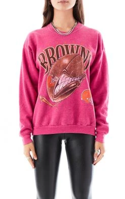 FURST OF A KIND VINTAGE PINK OVERDYE SWEATSHIRT SALE