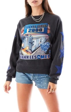 FURST OF A KIND SALE VINTAGE BLUE STAR PATCH SWEATSHIRT