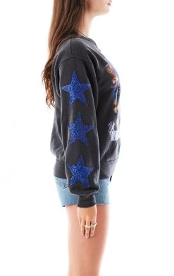 FURST OF A KIND SALE VINTAGE BLUE STAR PATCH SWEATSHIRT