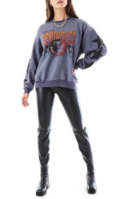 FURST OF A KIND VINTAGE OVERDYE STAR PATCH SWEATSHIRT SALE